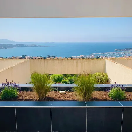 公寓 T2 Vue Exceptionnelle Avec Grande Terrasse Plein Sud Wifi Piscine