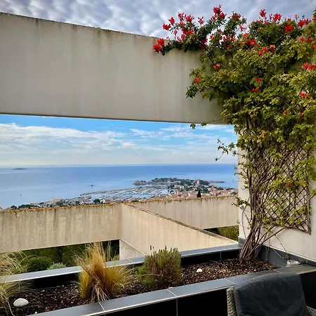 T2 Vue Exceptionnelle Avec Grande Terrasse Plein Sud Wifi Piscine 公寓